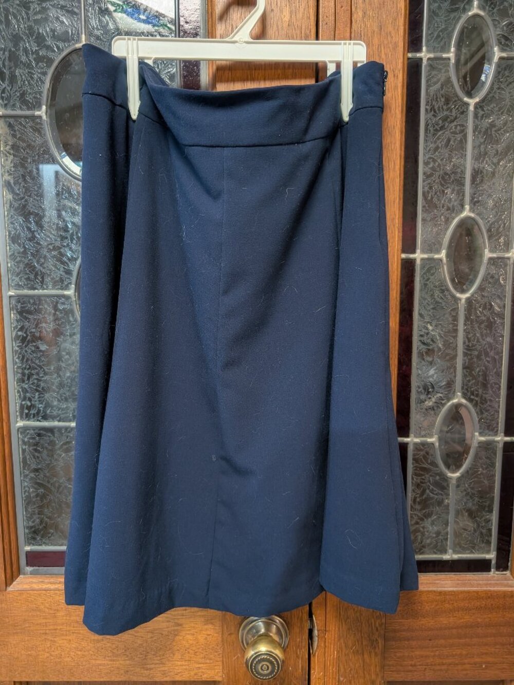 Womens A-line midi skirt, size 18